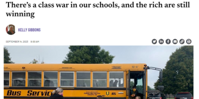 There's a class war in our schools, and the rich are still winning.