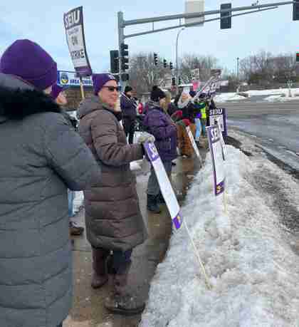 Hastings Food Service Strike Week Three 